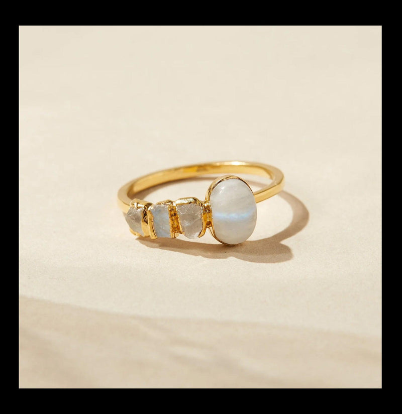 Moonstone Cocktail Ring - Paxton Gate