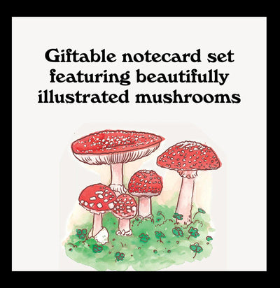 Mushroom Notes: 20 Notecards and Envelopes-Cards-Chronicle Books/Hachette-PaxtonGate