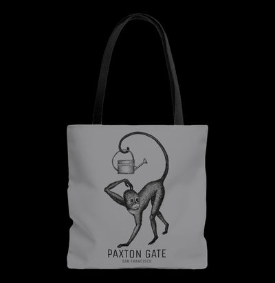 Gray Paxton Gate Monkey Tote Bag-Bags-Printify-PaxtonGate