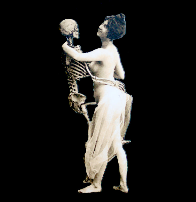 Woman Dancing with Skeleton Magnet - Paxton Gate