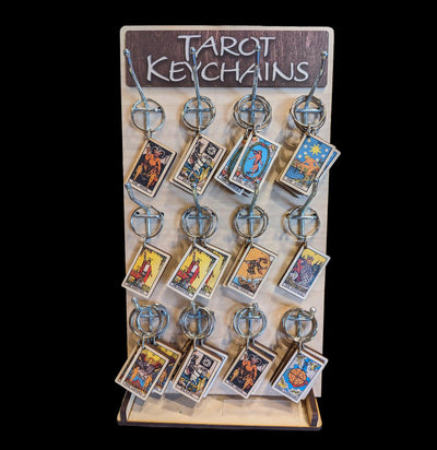 Wooden Tarot Card Keychain-Accessories-Most Amazing-PaxtonGate
