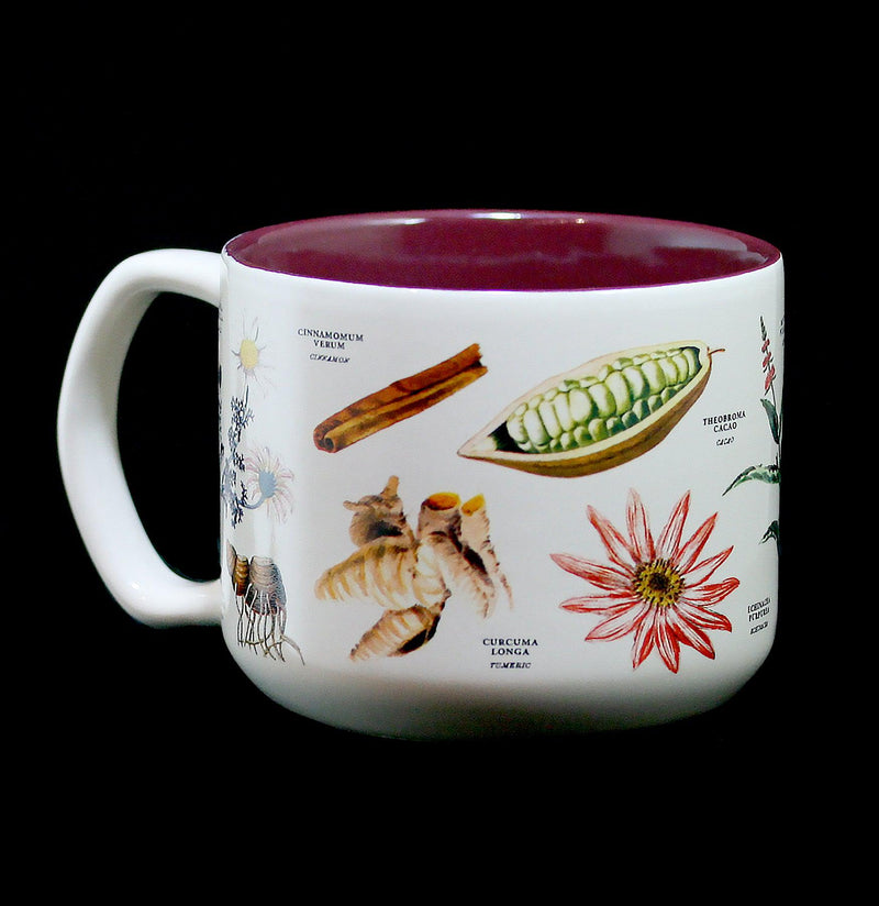 The Botany of Tea Ceramic Mug-Drinkware-Cognitive Surplus-PaxtonGate