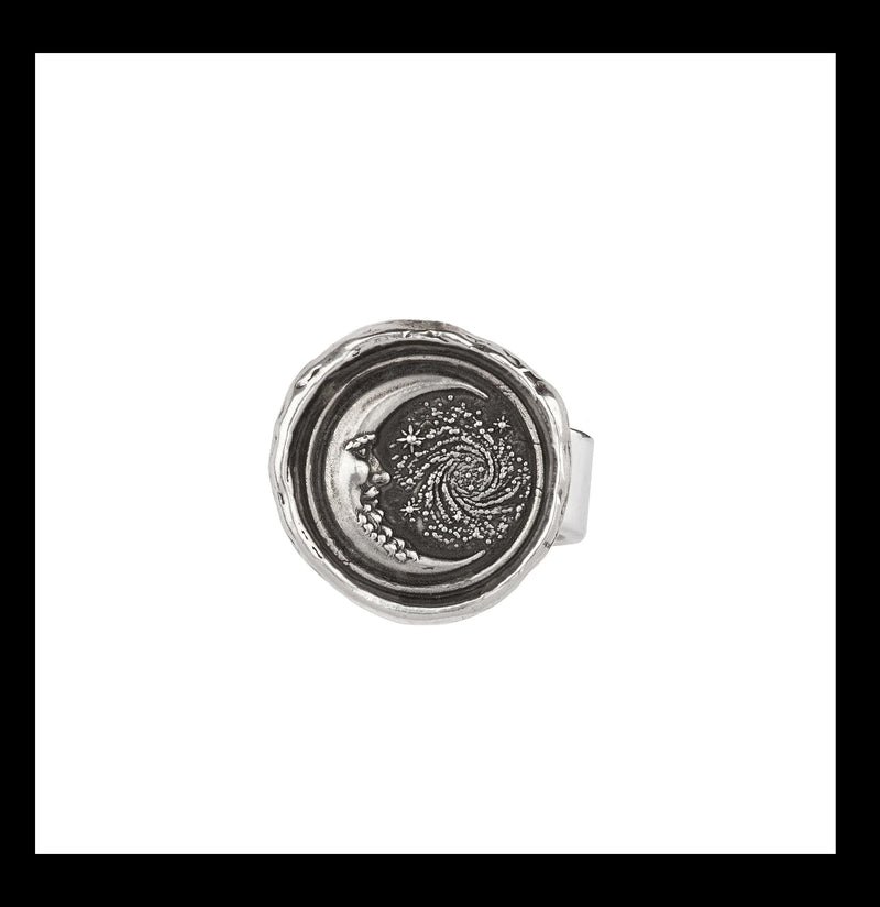 Sterling Silver Trust In The Universe Talisman Ring - Paxton Gate