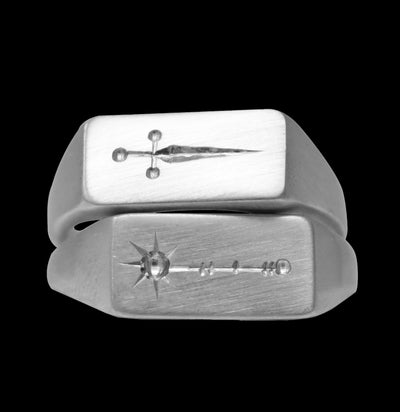 Choose Your Weapon Signet Ring-Rings-Morgaine Faye-PaxtonGate