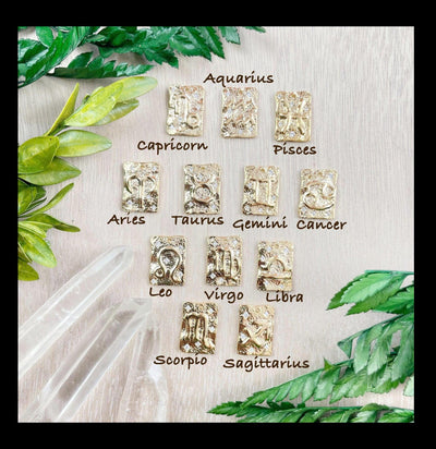 Zodiac Tag Charm Necklace-Necklaces-Ewelina Pas Jewelry-PaxtonGate