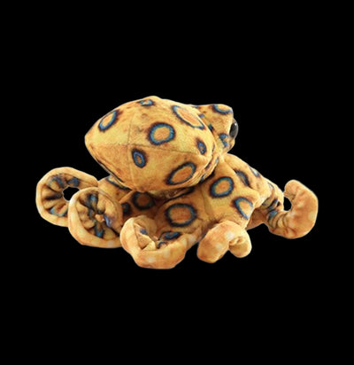 Blue-Ringed Octopus Finger Puppet-Folkmanis, Inc-PaxtonGate
