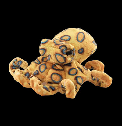 Blue-Ringed Octopus Finger Puppet-Folkmanis, Inc-PaxtonGate
