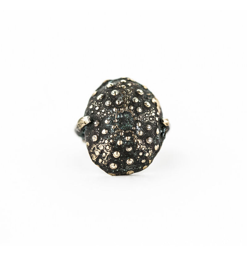 Sea Urchin Bronze Ring-Rings-Scavenger Gallery-PaxtonGate