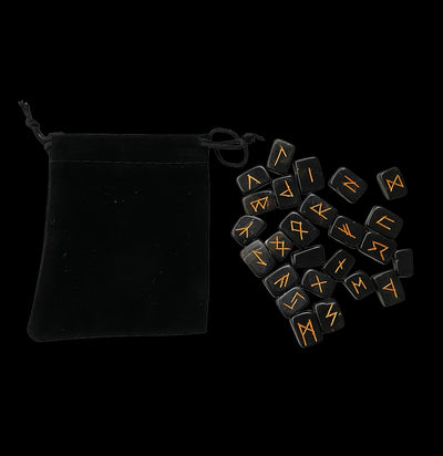 Rectangular Rune Set with Pouch-Minerals-VIE-PaxtonGate
