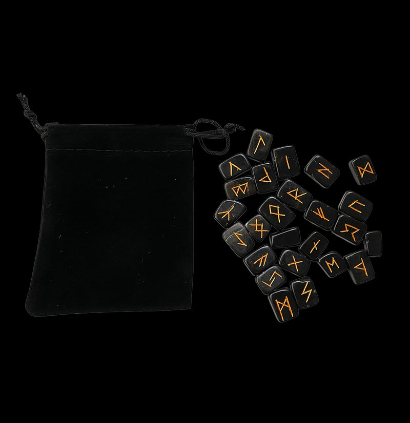 Rectangular Rune Set with Pouch-Minerals-VIE-PaxtonGate