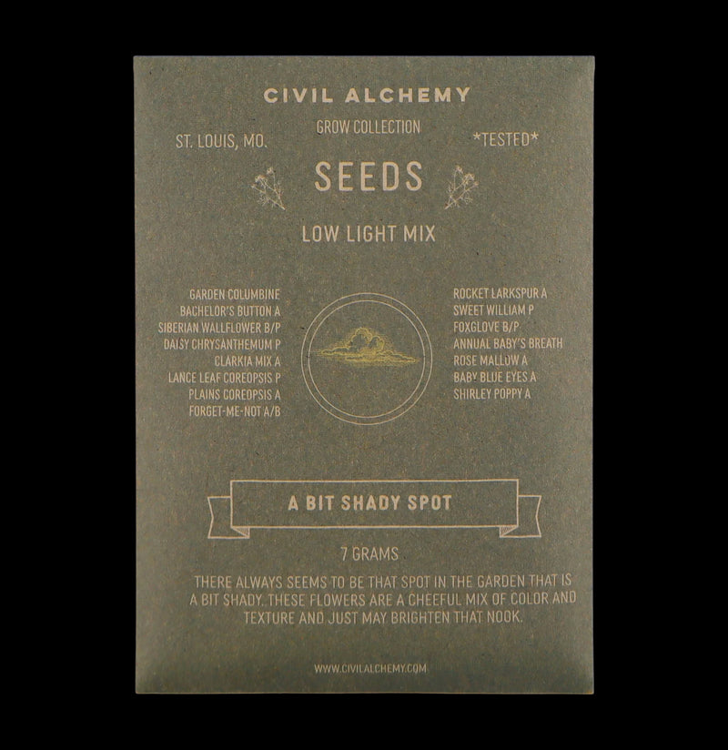 Shade Seed Mix-Garden Supplies-Civil Alchemy-PaxtonGate