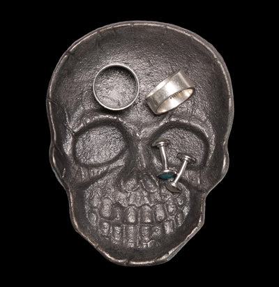 Cast Iron Skull Coin Tray-Decor-SUCK UK Ltd.-PaxtonGate