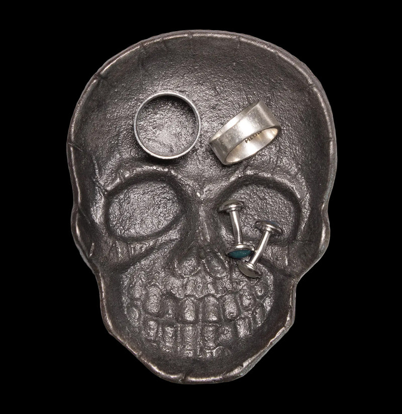 Cast Iron Skull Coin Tray-Decor-SUCK UK Ltd.-PaxtonGate