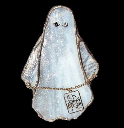 Stained Glass Ghost-Decor-Lion's Head Stained Glass-PaxtonGate
