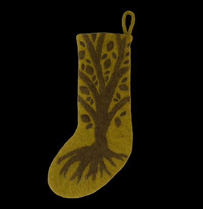 Wool Tree of Life Stocking-Decor-Lakhays Collection Inc.-PaxtonGate