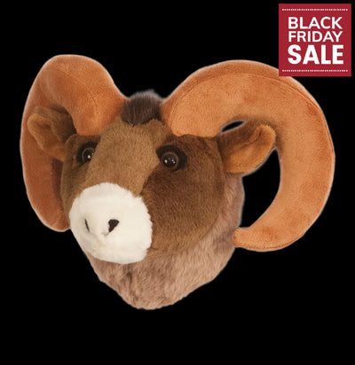 Bighorn Sheep Plush Trophy Head-Kids-Carstens, Inc.-PaxtonGate