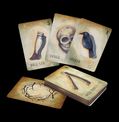Between the Worlds: Shadowcasting with Bone and Curio Oracle Deck-Tarot Deck-Microcosm Publishing-PaxtonGate