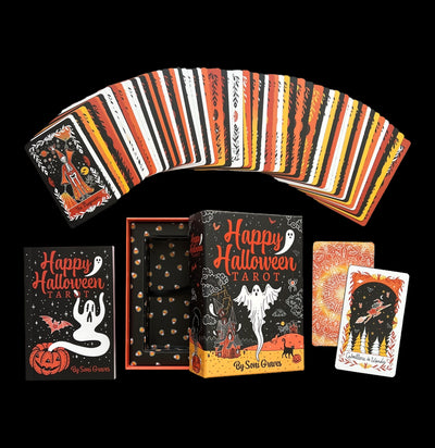 Happy Halloween Tarot Deck-Tarot Deck-U.S. Game Systems, Inc.-PaxtonGate
