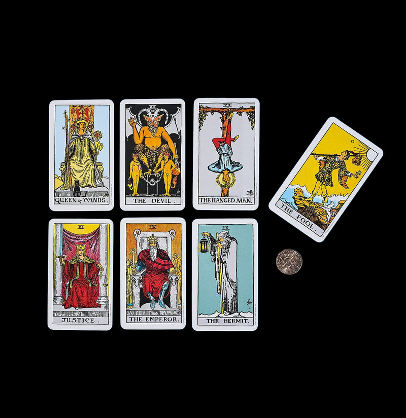 Tiny Tarot Keychain Deck-Tarot Deck-U.S. Game Systems, Inc.-PaxtonGate