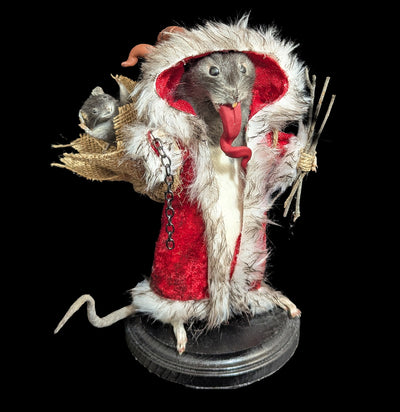 Krampus with Coat Large Taxidermy Rat-Taxidermy-Classic mouse parade-PaxtonGate