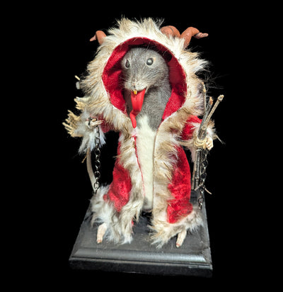 Krampus with Coat Large Taxidermy Rat-Taxidermy-Classic mouse parade-PaxtonGate