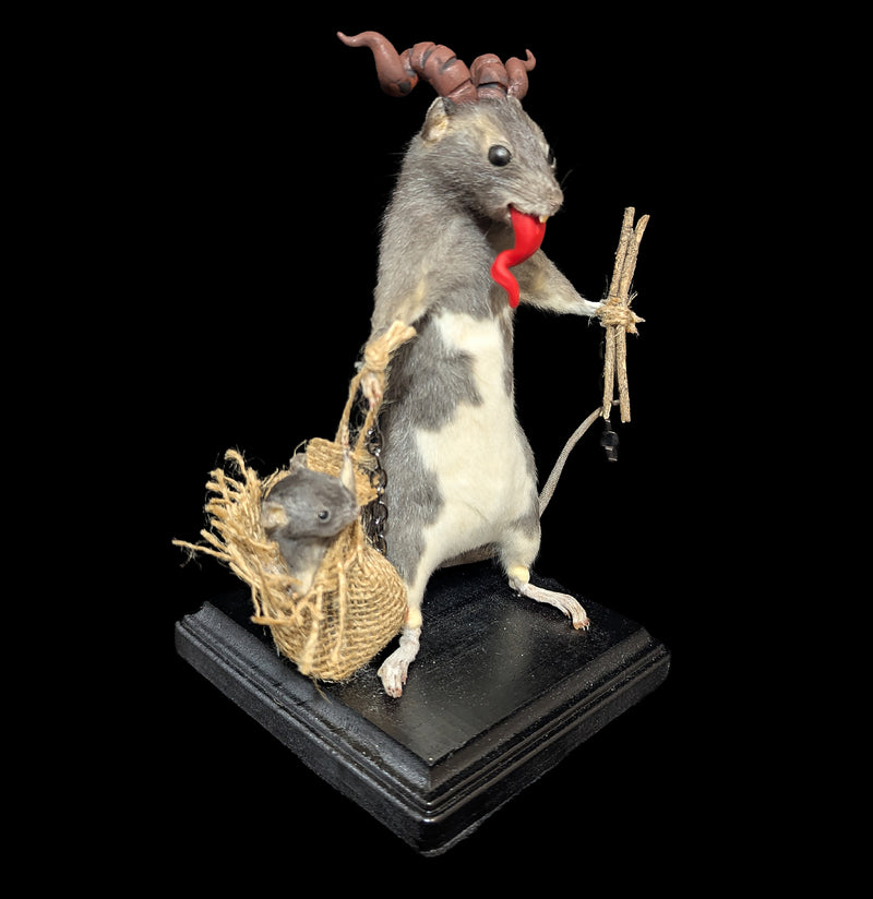 Large Taxidermy Krampus Rat-Taxidermy-Classic mouse parade-PaxtonGate