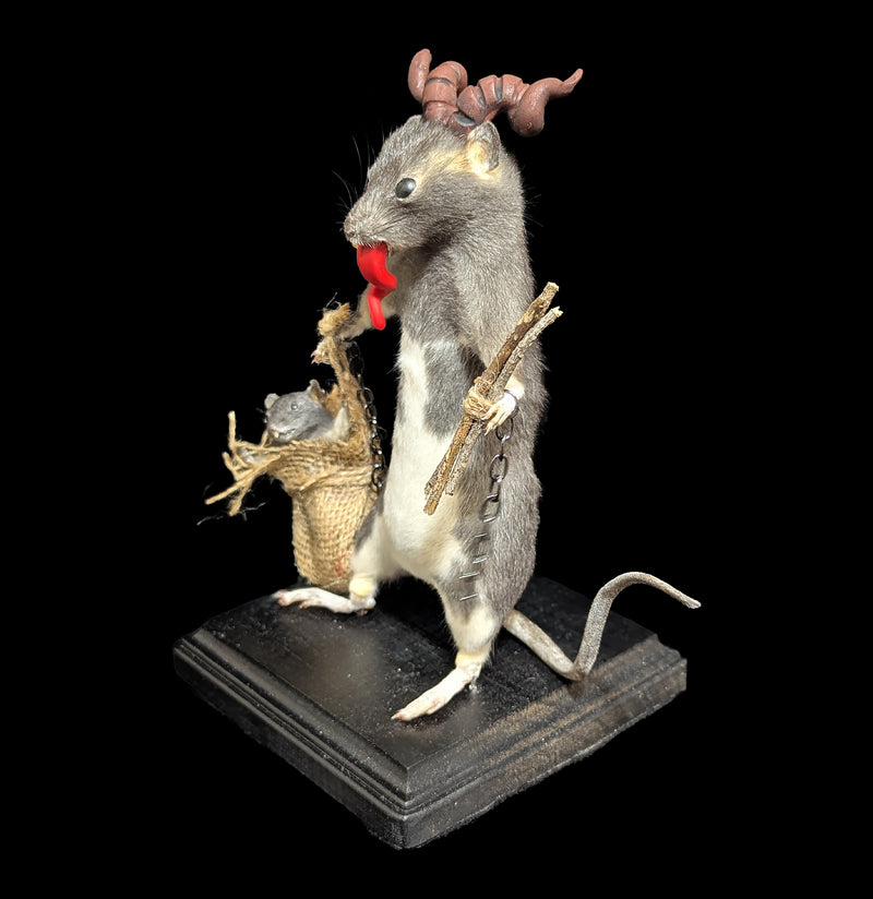 Large Taxidermy Krampus Rat-Taxidermy-Classic mouse parade-PaxtonGate