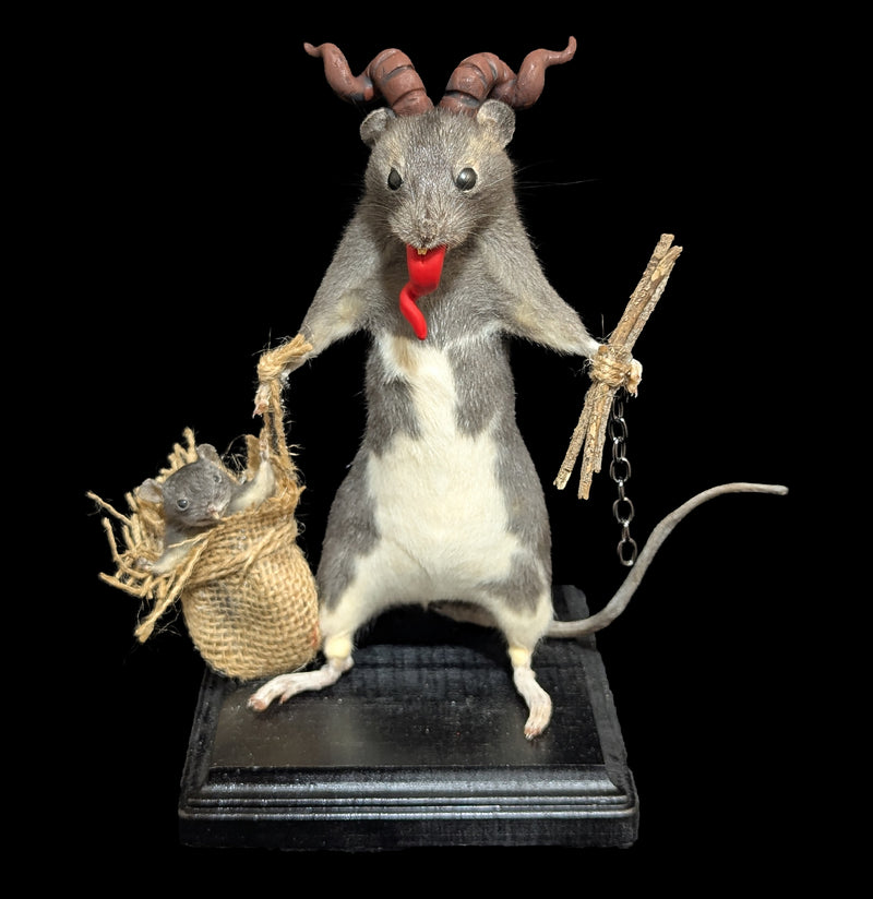 Large Taxidermy Krampus Rat-Taxidermy-Classic mouse parade-PaxtonGate