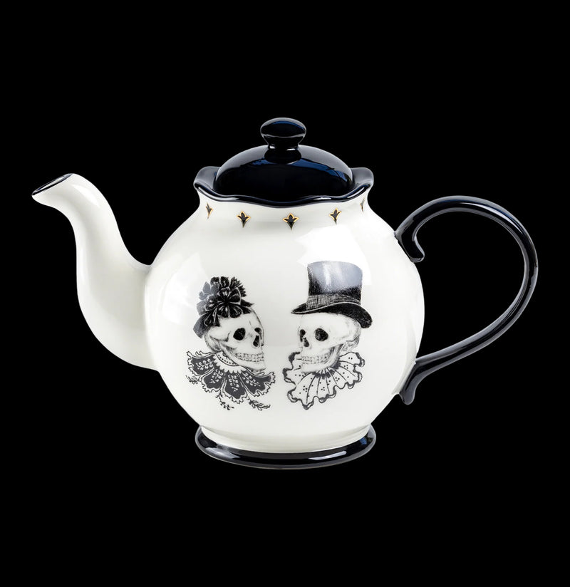 Victorian Skull Teapot-Kitchen-Grace Teaware-PaxtonGate