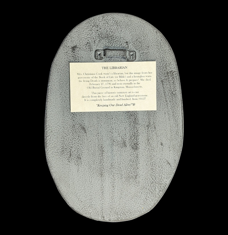 The Librarian Tombstone Casting-AntqRplica-Gravestone Girls-PaxtonGate