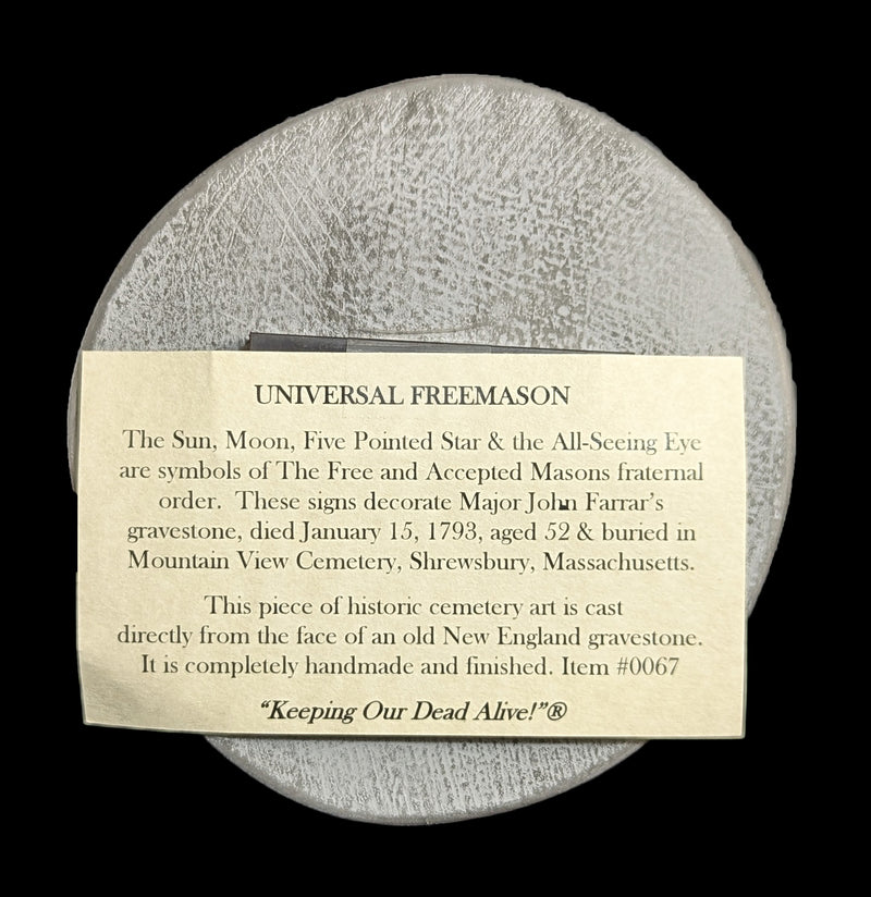 Universal Freemason Tombstone Magnet-Decor-Gravestone Girls-PaxtonGate