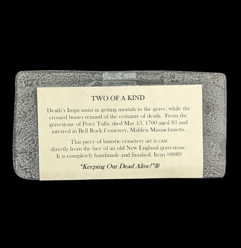 Two of a Kind Tombstone Casting-AntqRplica-Gravestone Girls-PaxtonGate