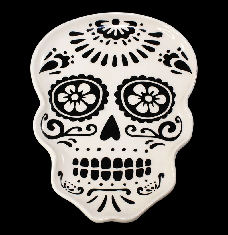 Sugar Skull Porcelain Tray-Decor-World Buyers-PaxtonGate