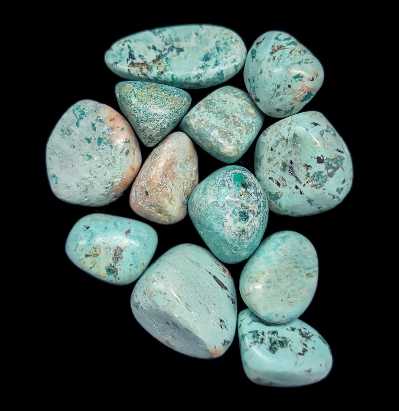 Tumbled Turquoise Stone-Minerals-Peru Minerals-PaxtonGate