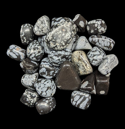 Tumbled Snowflake Obsidian Stone-Minerals-Quasar Gems-PaxtonGate