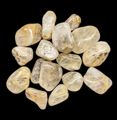 Tumbled Rutilated Quartz Crystal-Minerals-Veronica Matthews Mineral-PaxtonGate