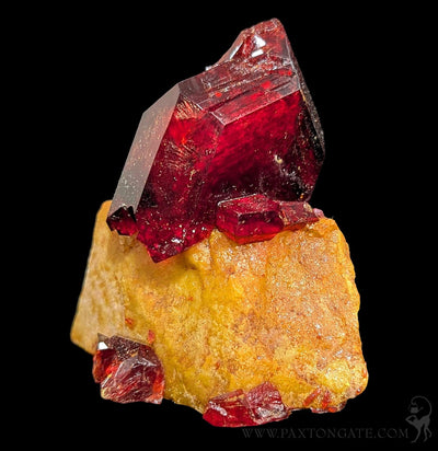 Pruskite Crystal On A Matrix-Minerals-Sokolowski Minerals-PaxtonGate