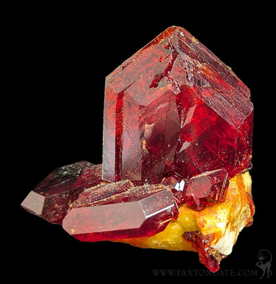 Pruskite Crystal On A Matrix-Minerals-Sokolowski Minerals-PaxtonGate
