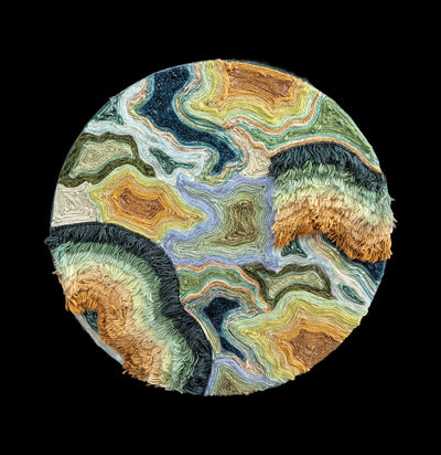 Rainwater Moss Yarn Art-Artwork-Wren Sayler-PaxtonGate