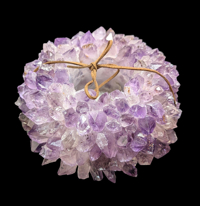 Large Amethyst Point Candle Holder-Decor-Rock Paradise-PaxtonGate