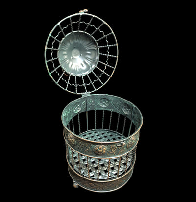 Hanging Bronze Birdcage-Decor-Import Corner-PaxtonGate