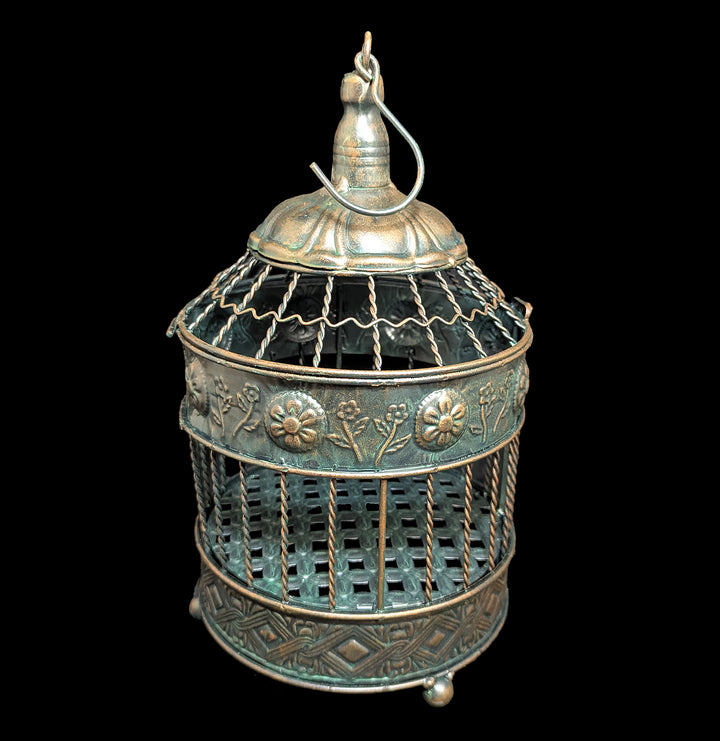 Hanging Bronze Birdcage For Sale | Paxton Gate