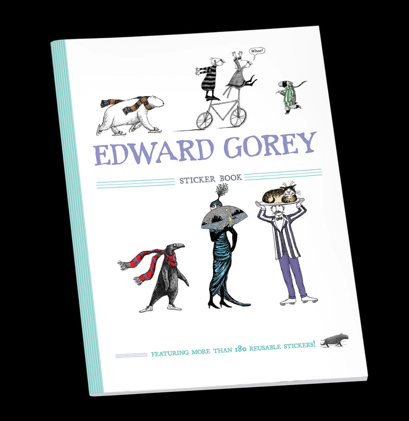 Edward Gorey Sticker Book-Stickers-Pomegranate-PaxtonGate