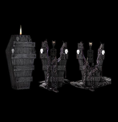 Coffin Skeleton Candle-Candles, Incense, & Matches-The Wine Savant-PaxtonGate
