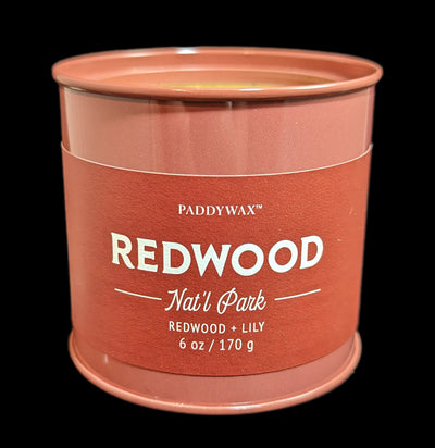 National Parks Redwood Park Candle Tin-Candles-Paddywax, LLC-PaxtonGate