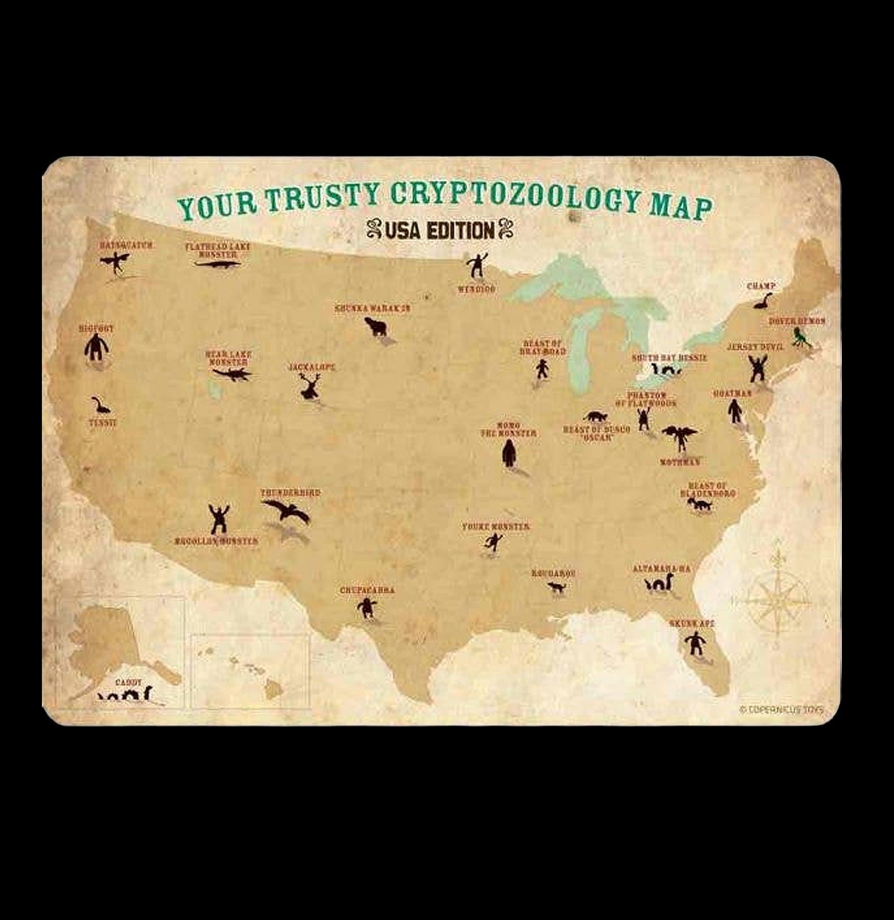 Cryptids of the USA Postcard – Paxton Gate