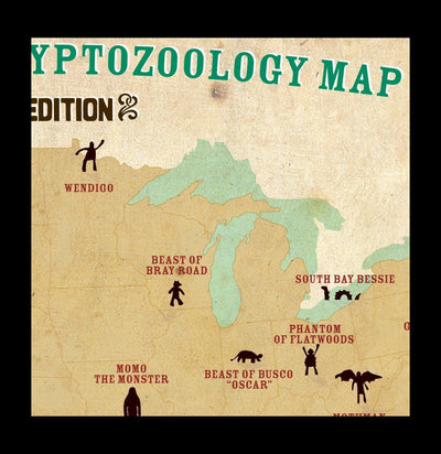 Cryptids of the USA Postcard-Cards-Copernicus-PaxtonGate
