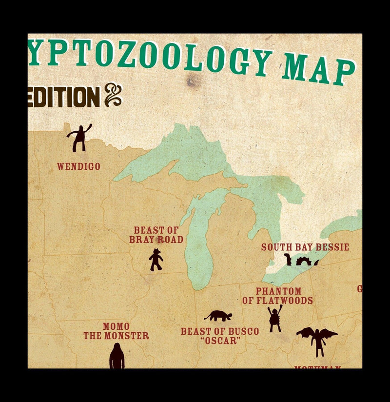 Cryptids of the USA Postcard-Cards-Copernicus-PaxtonGate