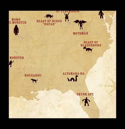 Cryptids of the USA Postcard-Cards-Copernicus-PaxtonGate