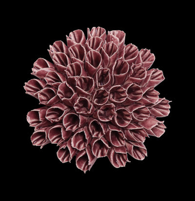 Ceramic Purple Flower-Decor-Chive-PaxtonGate